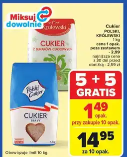 Carrefour Cukier POLSKI KRÓLEWSKI 1kg Polski Królewski oferta