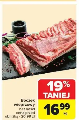 Carrefour Boczek wieprzowy bez kości Carrefour oferta