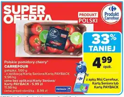 Carrefour Pomidor cherry gałązka 500g Carrefour oferta