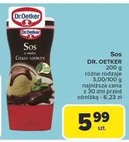 Carrefour Sos czekoladowy Dr. Oetker 200g oferta