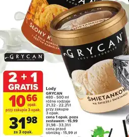 Carrefour Lody śmietankowe GRYCAN 480-500ml oferta