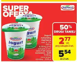 Carrefour Jogurt naturalny PIĄTNICA 2% 330g oferta