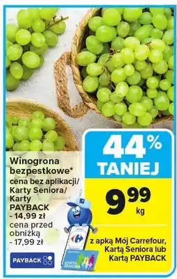 Carrefour Market Winogrona bezpestkowe Carrefour Market oferta
