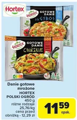 Carrefour Danie gotowe mrożone Hortex à la Gyros 450g oferta