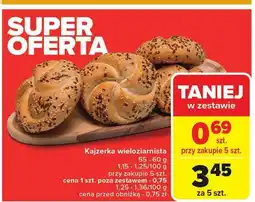 Bułka kajzerka wieloziarnista 55-60g Carrefour Market