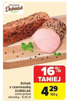 Carrefour Schab z czarnuszką DUBIELAK 100g oferta