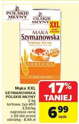 Carrefour Mąka tortowa XXL Szymanowska 2kg Polskie Młyny oferta