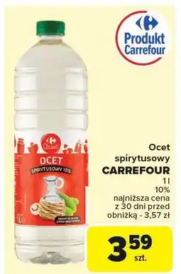 Carrefour Ocet spirytusowy Carrefour 1l oferta