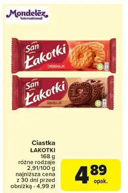 Carrefour Ciastka Łakotki deserowe 168g San oferta