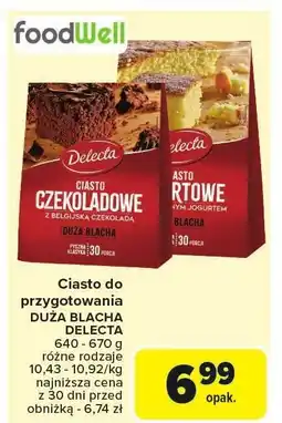 Carrefour Ciasto czekoladowe z belgijską czekoladą Delecta 640-670g oferta