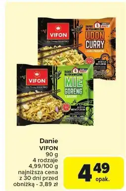 Carrefour Danie Vifon Udon Curry 90g oferta