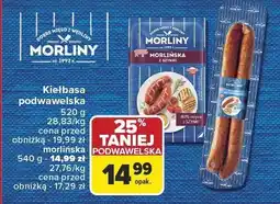 Carrefour Kiełbasa podwawelska Morliny 520g oferta