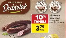 Carrefour Kiełbasa pieczona 100g Dubielak oferta