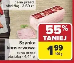 Carrefour Szynka konserwowa Carrefour oferta
