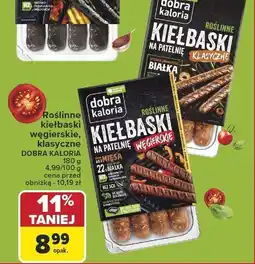 Carrefour Kiełbaski roślinne węgierskie, klasyczne 180g Dobra Kaloria oferta