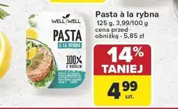 Carrefour Pasta à la rybna 125g Well Well oferta