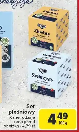 Carrefour Ser pleśniowy 100g Lazur oferta
