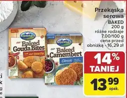 Carrefour Przekąska serowa Baked 200g Hochland oferta