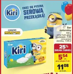 Carrefour Ser naturalny KIRI 100 g oferta