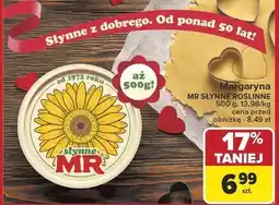 Carrefour Margaryna MR SŁYNNE ROŚLINNE 500 g oferta