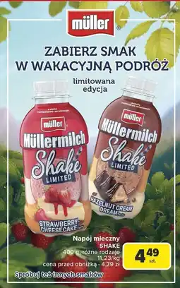 Carrefour Napój mleczny Shake orzech laskowy kremowy Müllermilch oferta