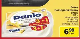 Carrefour Serek homogenizowany Danio oferta