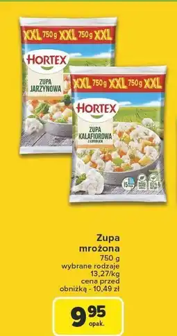 Carrefour Zupa mrożona Hortex 750g oferta