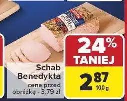 Carrefour Schab Benedykta 100g Carrefour oferta
