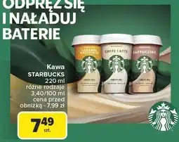 Carrefour Kawa Starbucks 220ml oferta