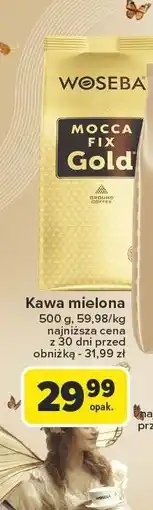 Carrefour Kawa mielona Woseba 500g oferta