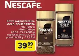Carrefour Kawa rozpuszczalna NESCAFE GOLD 180-200g oferta