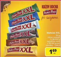 Carrefour Wafelek XXL PRINCE POLO 50g oferta