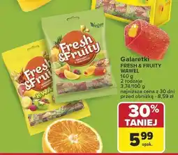 Carrefour Galaretki FRESH & FRUITY WAWELE 160g 4 rodzaje oferta