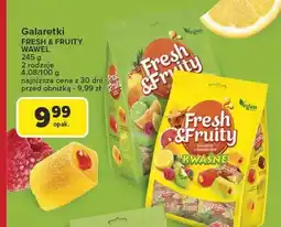Carrefour Galaretki FRESH & FRUITY WAWELE 245g 2 rodzaje oferta