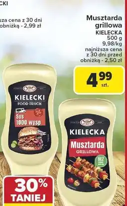 Carrefour Musztarda grillowa KIELECKA 500g oferta
