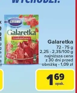 Carrefour Galaretka GELLWE 72-75g 5 rodzaje oferta