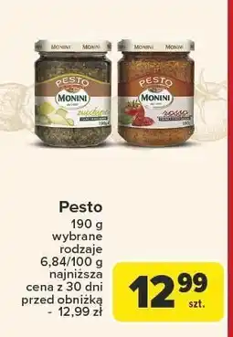 Carrefour Pesto Monini 190g oferta