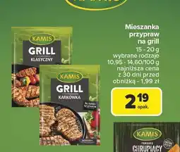 Carrefour Mieszanka przypraw na grill Kamis 15-20g oferta