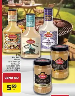 Carrefour Musztarda SAREPSKA, MIODOWA ROLSKI 180g oferta