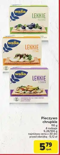 Carrefour Pieczywo chrupkie WASA 110g oferta