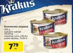 Carrefour Konserwa mięsna Krakus różne rodzaje 300g oferta