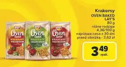 Carrefour Krakersy Oven Baked Lays różne rodzaje 80g oferta