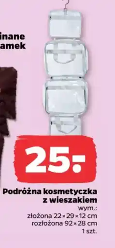 Netto Podróżna kosmetyczka z wieszakiem oferta