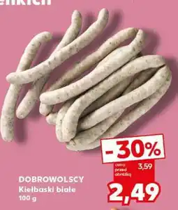 Kaufland DOBROWOLSCY Kiełbaski białe 100 g oferta