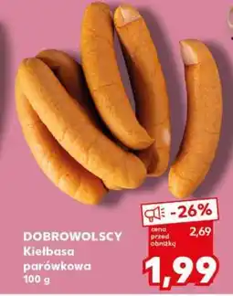 Kaufland DOBROWOLSCY Kiełbasa parówkowa 100 g oferta