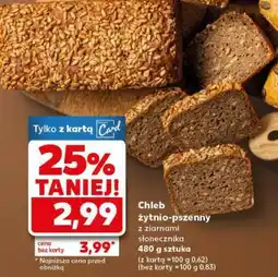 Kaufland Chleb żytnio-pszenny z ziarnami słonecznika oferta