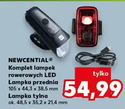Kaufland NEWCENTIAL Komplet lampek rowerowych LED oferta