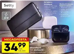 Biedronka Powerbank lub słuchawki bezprzewodowe oferta