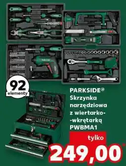 Kaufland PARKSIDE Skrzynka narzędziowa z wiertarko--wkrętarką PWBMA1 oferta