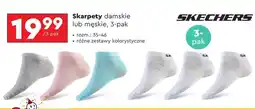 Biedronka Skarpety damskie lub męskie 3 pak oferta
